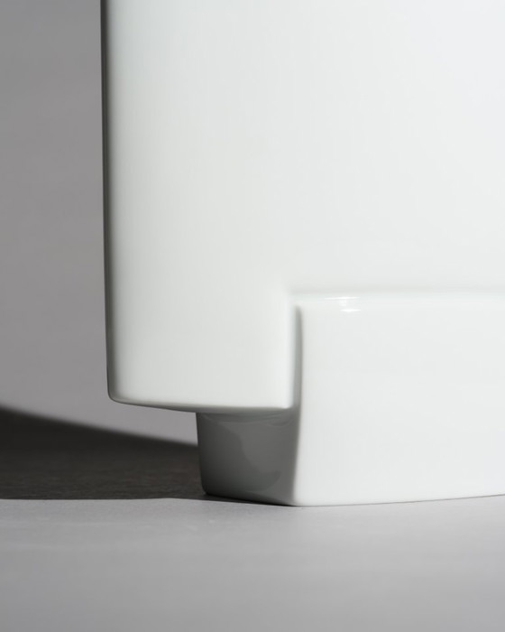 Image 1 of Rosenthal Porcelain Vase Duo “Debut” by Michael Boehm & “Squall” by Cédric Ragot