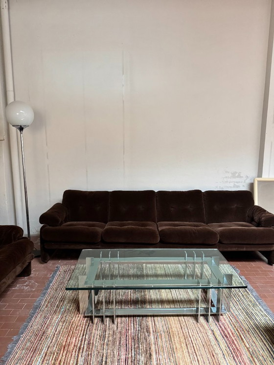 Image 1 of Tapis rayé italien Missoni 197x152