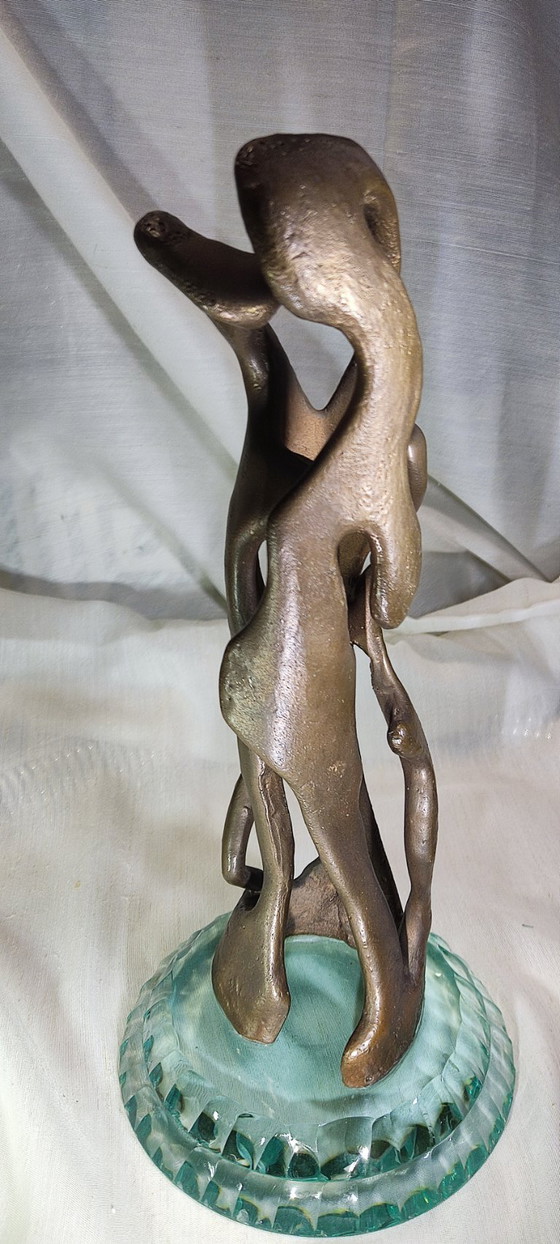 Image 1 of Abstract Bronze Sculpture "Family"