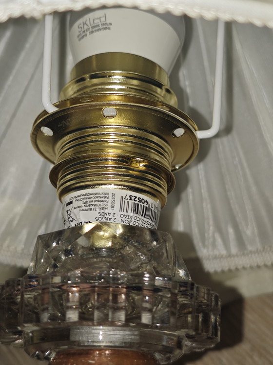 Image 1 of Vintage glazen lamp