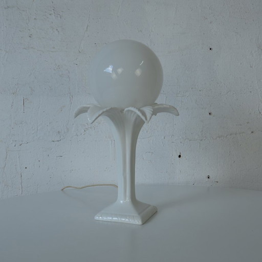 1 lampe de table en forme de palmier