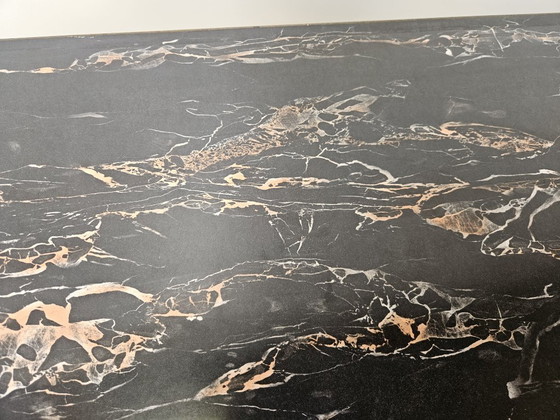 Image 1 of Formica keukenbuffet met marmereffect uit 1970