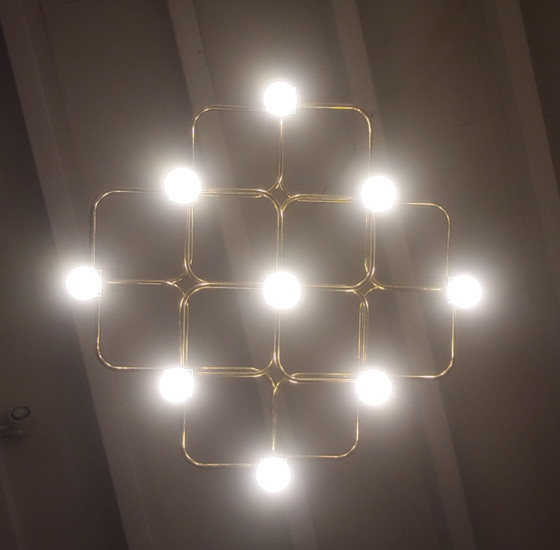 Image 1 of Gaetano Sciolari chandelier, Boulanger from the 70s