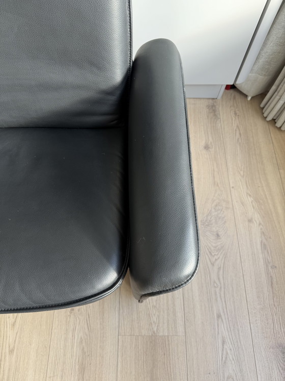 DeSede DS50 Zwart Leren Design Fauteuil – De Sede, Leather (photo 6 of 8)