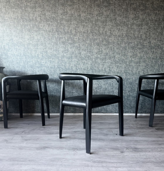 Image 1 of 6 poltrone “Miss” design di Afra & Tobia Scarpa,1986 circa per Molteni