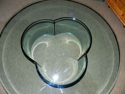 Gallotti & Radice Vintage Glass Coffee Table