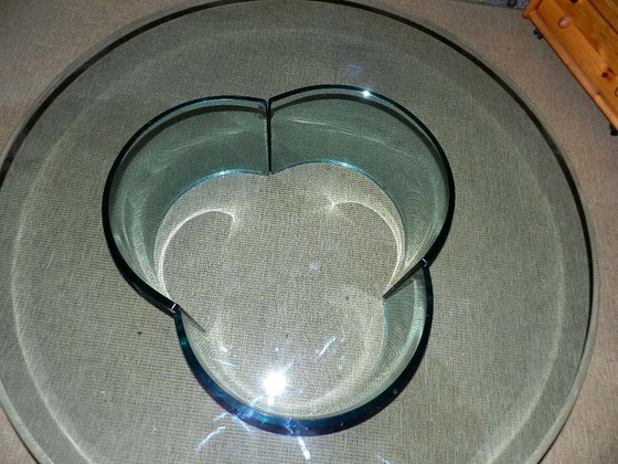 Image 1 of Gallotti & Radice Vintage Glass Coffee Table