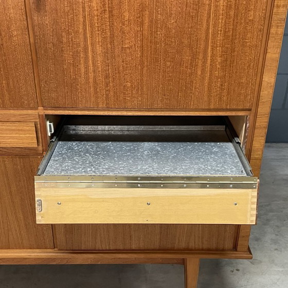 Vintage Deens Design Highboard – Teakhout – Jaren 60 – High boards, Wood (photo 13 of 16)