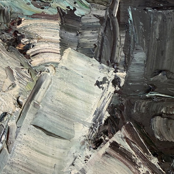 Bart de Graaf, Wassenaar - dipinto ritratto cubista astratto anni '70 – Dipinti e disegni, Altro (photo 5 of 17)