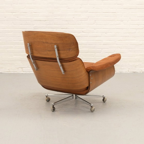 Poltrona lounge Martin Stoll Giroflex anni '70 – Poltrone, Wood, Leather (photo 9 of 19)
