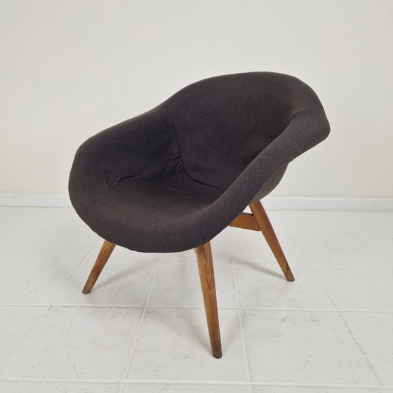 Image 1 of Set of 2 Bucket Lounge Chairs by Miroslav Navrátil for Vertex, 1960's