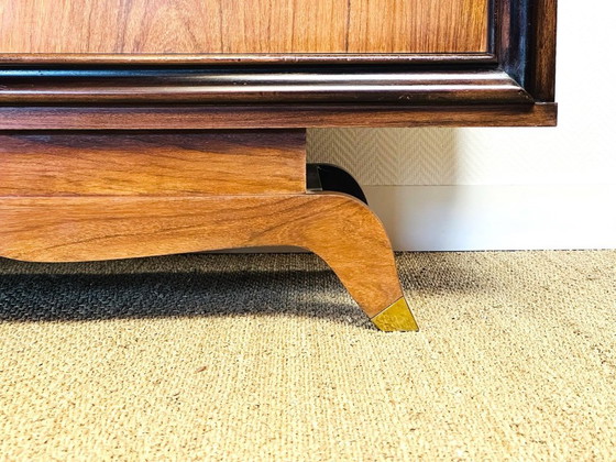 Image 1 of Credenza Art Déco in noce, Francia, 1950