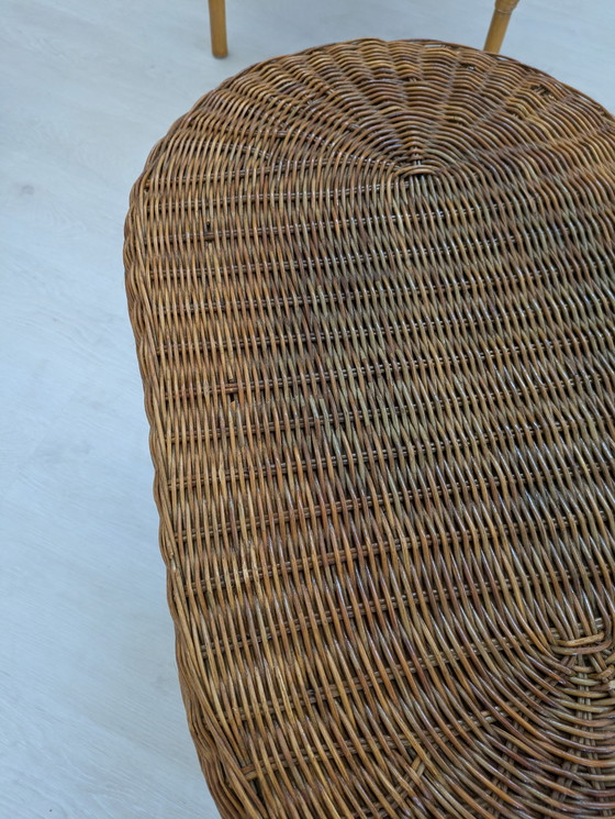 Image 1 of Outdoor Wicker Lounge - Vintage