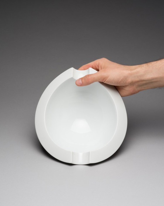 Image 1 of Rosenthal Porcelain Curated Set Wolf Karnagel “Owl” Vases & Jan van der Vaart