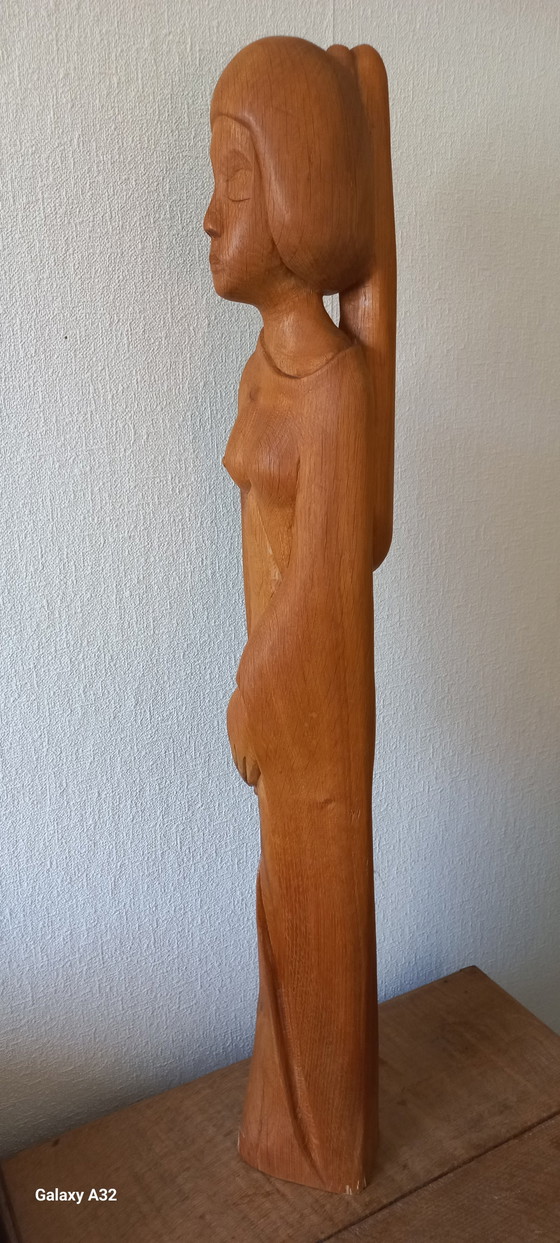 Sculture - Erato - Maurice Pelgrims-Jelle – Wood (photo 6 of 13)