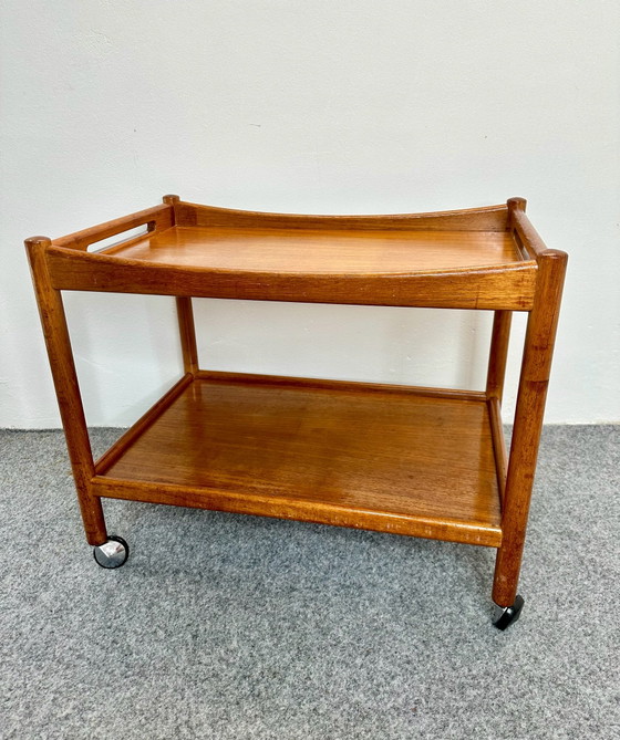 Danish Design Teak Bar Cart AT 45 Hans J. Wegner PP-Møbler, Hans Wegner, Wood, Brown (photo 11 of 15)
