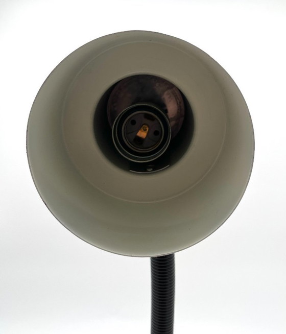 Image 1 of Lampe de bureau vintage orange avec col de cygne flexible, années 1970