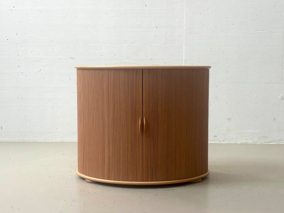 Röthlisberger roller shutter cabinet B by Trix & Robert Haussmann, 1977 – Storage cabinet, Wood (photo 7 of 19)