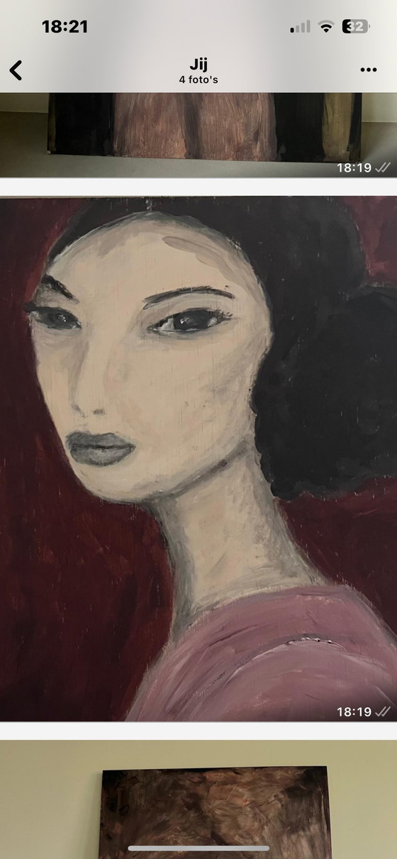 Image 1 of Self-made Portrait of a Woman