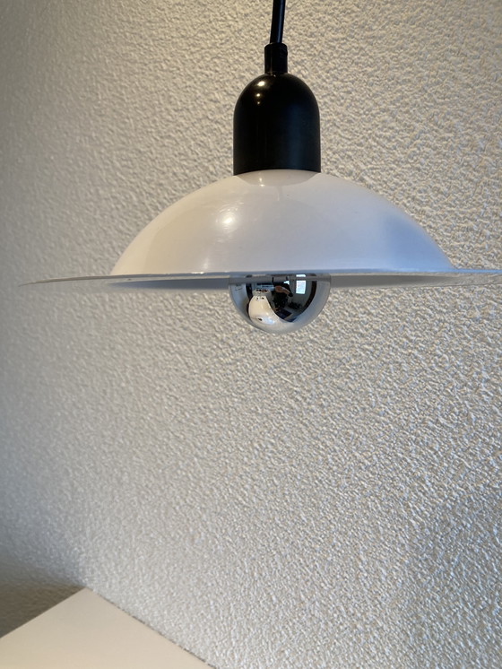 Image 1 of Stilnovo Lampiatta Hanging Lamps Diameter 28 cm 2 pieces white