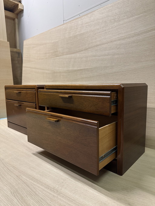 Comodini Hülsta, set da 2, design tedesco