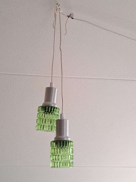 Image 1 of Lampade a sospensione vintage dell'era spaziale