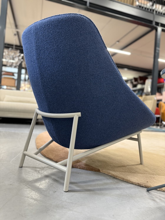 Image 1 of Pode Tresto Poltrona De Ploeg Monza tessuto Blu