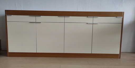 Pastoe sideboard cherry wood cream white