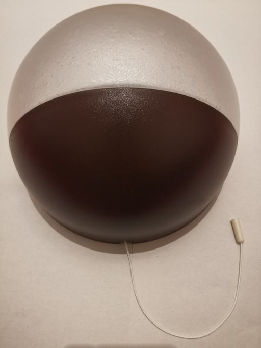 1 van 4 Space Age jaren 70 bolvormige wandlampen van Hans Popp Lighting