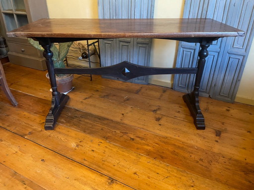 Bistrotafel Eettafel Tafel Frans 137 cm.