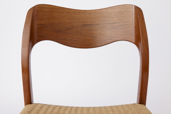 Image 1 of Set of 4 Teak Dining Chairs by Niels Otto Møller – Model 71, Danish Mid-Century Design