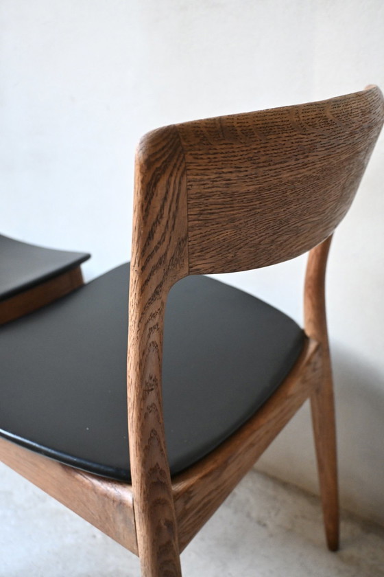 4 Sedie da pranzo Stile Danese Casala Modell Teak – Wood, Leather (photo 11 of 15)