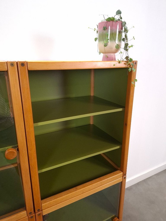 Design Flötotto Profilsystem Mobile modulare – 4 parti – Faggio verde, Mobile 2 – Armadi a muro, Plastic (photo 15 of 25)