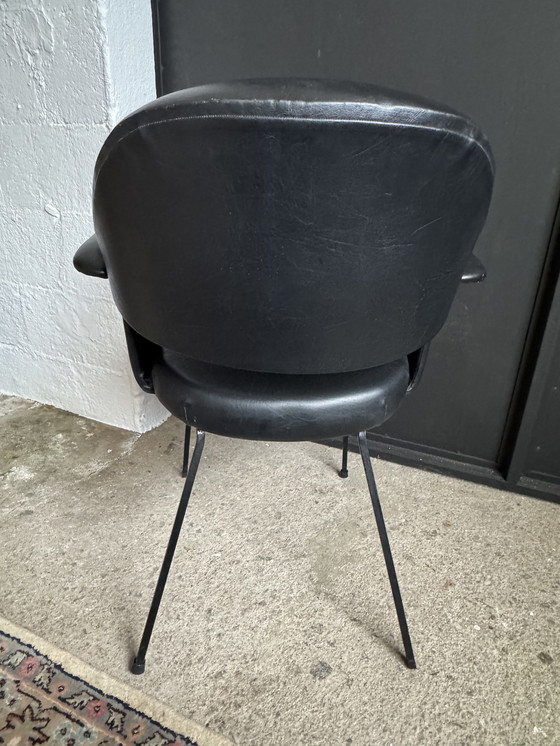 Image 1 of Black armchair from the 1950s