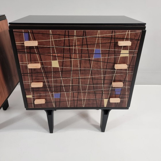 Image 1 of Comodini, anni '70, set di 2