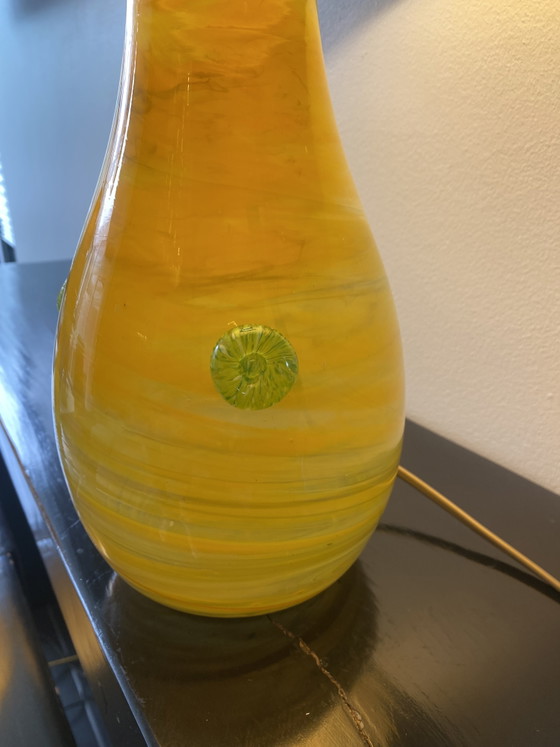 Image 1 of Pair of Murano Vintage 90s/2000s blown glass lamps