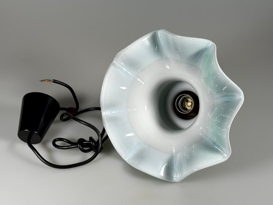 Lampada da soffitto Peill & Putzler Germania, anni '60/'70, in vetro, design Space Age. – Plafoniere, Metal (photo 10 of 13)