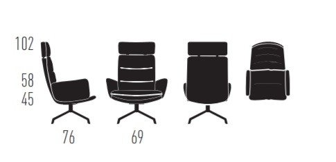 Image 1 of KFF Arva Lounge Chair 