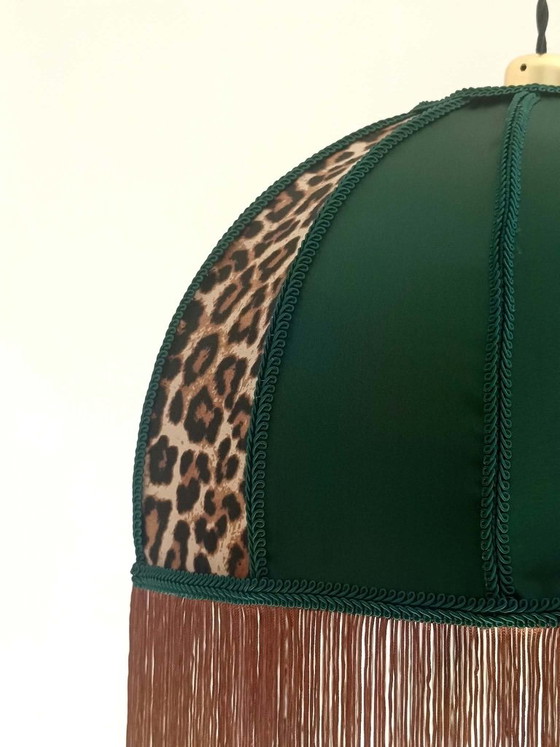 Lampada a Sospensione Leopardo e Frange – Lampade a sospensione, Silk, Textile (photo 4 of 12)