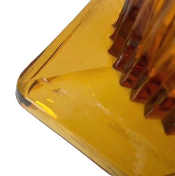 Image 1 of Art Deco vaas Stölzle Hermanova Hut 1930's