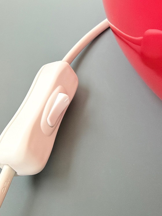 Lampada Vintage IKEA B0211 STOCKHOLM, design rosso rubino, Lampade da tavolo, Vetro (foto 5 di 8)