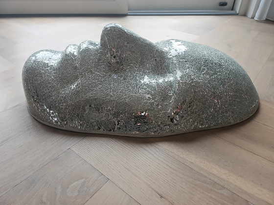 Image 1 of Unique glass sculpture of a man