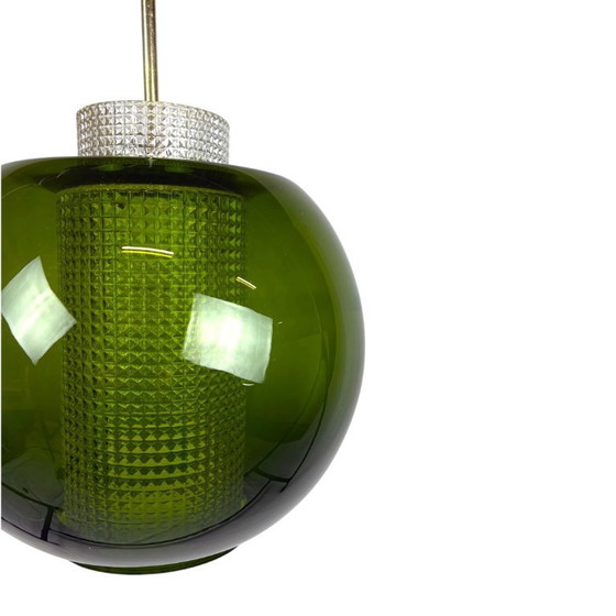 Image 1 of Swedish glass pendant lamp