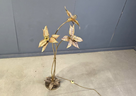 Image 1 of Willy daro flower floor lamp, 1970s