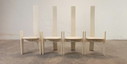 4 x Vico Magistretti voor Poggi Golem eetkamerstoelen