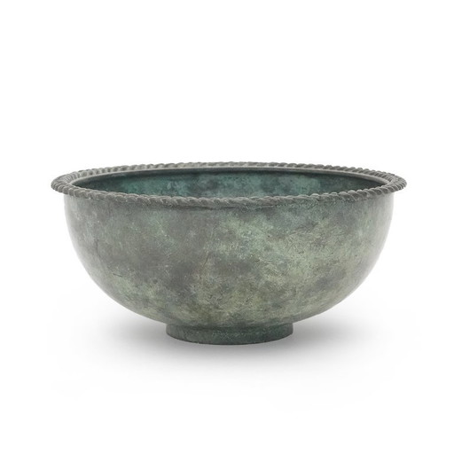 Patinated bronze bowl, 1930s