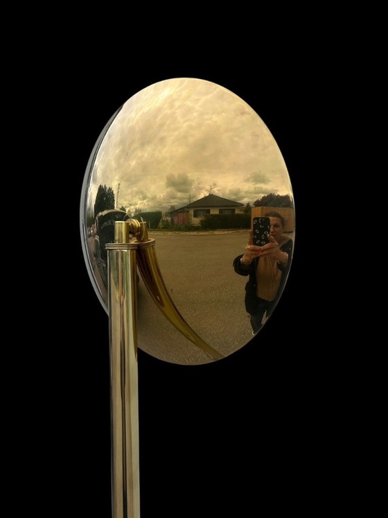 Lampada da terra vintage in teak e ottone. – drimmer, Lampade da terra, Brass (photo 3 of 8)