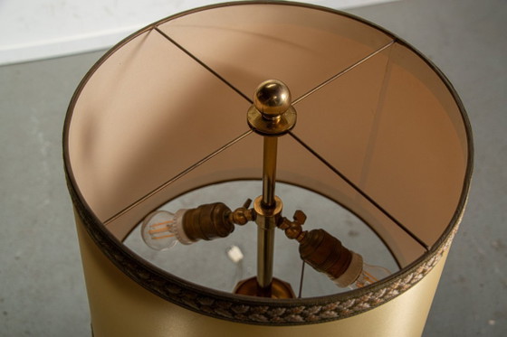 Image 1 of Page 1 of 9 Mid century brass table lamp