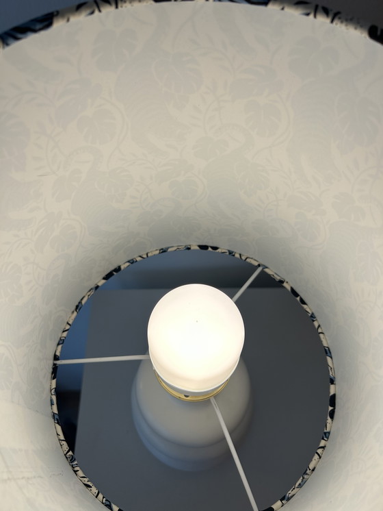 Image 1 of Wireless balcony lamp - upcycled unique piece with tiger shade