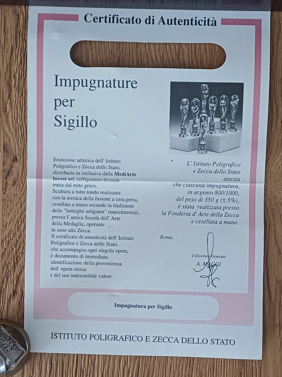 Image 1 of Seltene silberne Impugnatura per Sigillo -